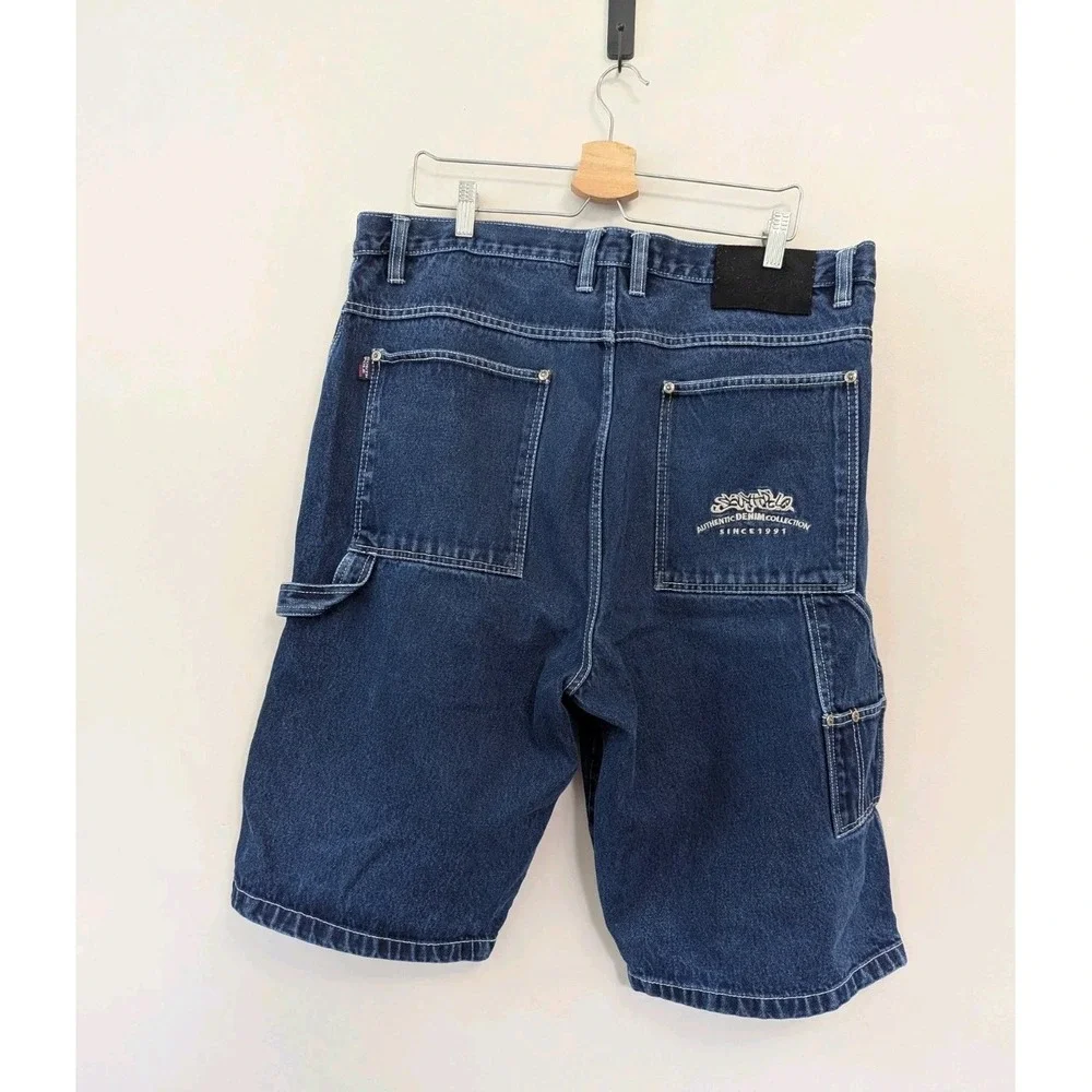 Vintage‎ Southpole Y2K Jorts Baggy Denim Shots Men's 40 Skater Wide Leg